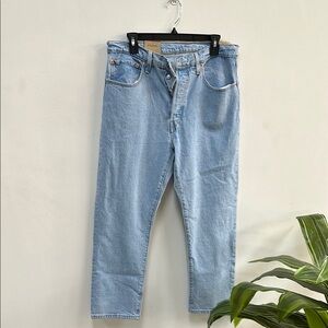 Levi's Blue Straight Leg Jeans Relaxed Fit